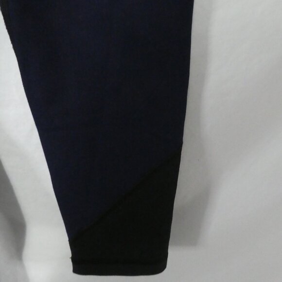 TNA - Aritzia | small | Black Leggings With Navy Blue Panel Front and Back - Picture 9 of 16